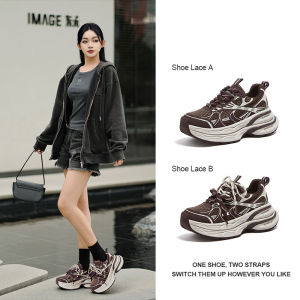 Camel Womens 7cm Thick-soled Shoes Fashion Casual Sports Sneackers