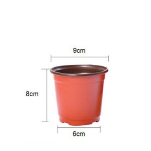 【Buy 10 Take 10 Free】TL77 Plastic Flower Pots Seedlings With Drainage Holes Durable Premium Flower Pots Lowest Price For Plastic Flower Pot Seedlings Plant Nursery Suitable Paso For Plant