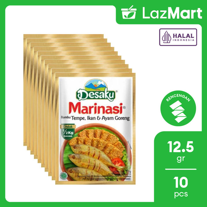 Desaku Marinasi Bumbu Tempe, Ikan & Ayam Goreng 12x15gr [Renceng