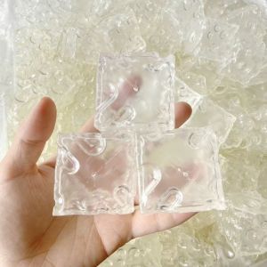 ROIO Transparent DIY Empty Ball Skin Soft TPR Cheese Handmade Ball Skin Clear Slow Rebound DIY Pressure Ball Kit Adults Beginners