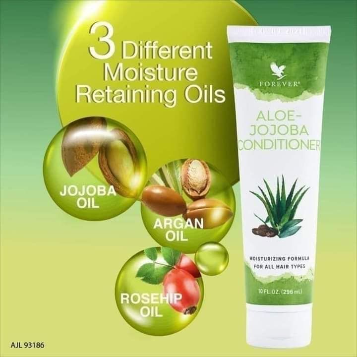Forever Aloe - Jojoba Conditioner 296ml Moisturizing Hair Conditioner  Volumizing Hair Care Hydrating Hair Treatment Dandruff Relief Conditioner -  Lazada | Lazada PH