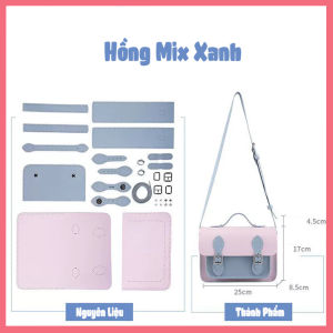 [Có Video HD] Túi Tự Đan Đeo Chéo Set Nguyên Liệu DIY Làm Túi Xách Handmade Da PU Cá Tính Phù Hợp Đi Dạo Phố - EB14