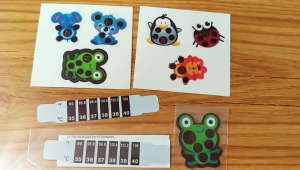 Thermometer Strips Fever Indicator Stickers Baby Forehead Temperature Monitor Strips Efficient Forehead Fever Stickers