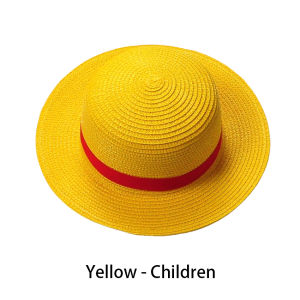 12.2in One Piece Luffy Hat Straw Hat Cosplay Props for Head circumference 54-58cm