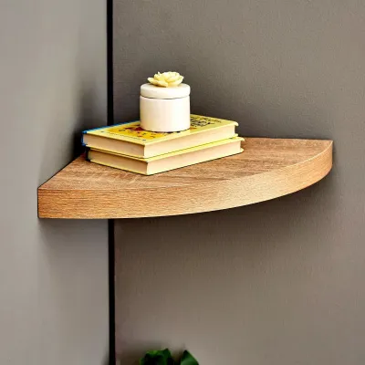 Side Corner Shelf Wall Mount Wooden Altar or Accessories Shelf