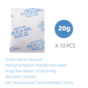 2/5/10/20/30g Package Silica Gel Desiccant Damp Kitchen Room Living Moisture Dehumidifier Absorber Bag