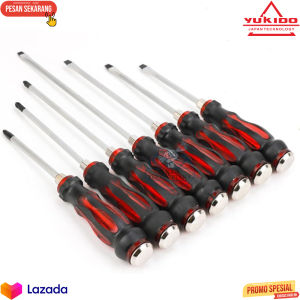 Obeng Tembus Set Obeng Obeng Magnetik Presisi Pegangan Dapat Diketuk Set 7pcs