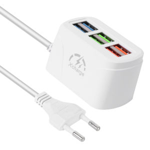 เครื่องชาร์จ USB PD Type-C 6พอร์ต35W โทรศัพท์มือถือชาร์จเร็วชนิด C แท่นชาร์จผนัง TypeC อะแดปเตอร์ฮับ USB EU US Plug