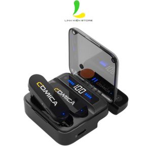 Micro thu âm không dây Comica Vimo S-UC - Micro cài áo nhỏ gọn sử dụng cổng kết nối Type C kèm dock sạc tiện lợi