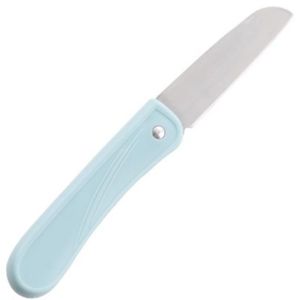 Pisau Dapur Lipat Stainless Steel Buah Sayur Mini Knife Portable Praktis Tajam Pengupas Kulit Anti Karat Iris Potong