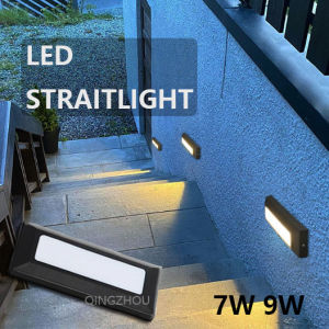 Led ngoài trời đèn tường không thấm nước IP65 Đèn tường nhôm hiện đại Đèn tường ngoài trời trong nhà ngoài hiên cầu thang hành lang sân Tường Vườn Đèn Tường Ngoài Trời lightingnordic tối giản hiện đại trong nhà/Đèn tường ngoài trời không thấm nước đèn tườ