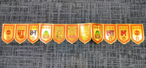 Traditional Handmade Toran Set for Door Decoartion | Home Decoration | Diwali & Festivel Decor (Pack of 1 pc | Size - 32 inches)