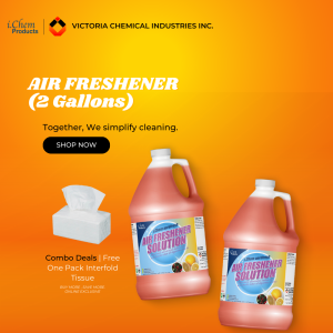 ICHEM PRODUCT AIR FRESHENER (2 GALLONS) WITH FREE 1 PACK INTERFOLD TISSUE