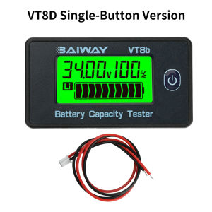 Diymore Vt8 DC 8-120V LCD Điện Áp Kỹ Thuật Số Và Pin Bộ chỉ báo mức Điện ắc quy xe Đo Đa Pin Tương Thích