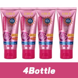 Clearance SaleRose Sunscreen Cream SPF90+++ High Protection UV Facial Sunblock Whitening Cream Long Lasting Oil Control 60ML