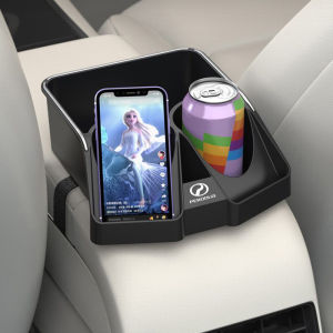 Car Armrest Box Storage Box Multi-Functional Tissue Box Water Cup Storage Rack Suitable For Perodua Viva Alza Kancil Myvi Aruz Bezza Axia 