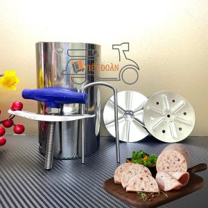[K LOẠI 1 +CÔNG THỨC] Khuôn Làm CHẢ LỤA - GIÒ THỦ Inox Dày. Giò xào Chả Lạnh Chả bò thịt nguội TRUYỀN THỐNG. Phù hợp với gia đình và quan ăn nhà hàng ĐẲNG CẤP