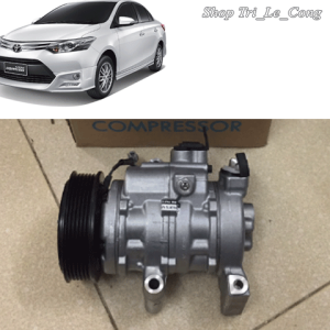Lốc lạnh bản 6pk Toyota Vios 2014-2018 xe hơi ô tô block mới cục máy nén khí điều hòa hàng bãi 2015 2016