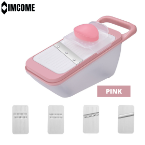 IMCOME Parutan Serbaguna Peralatan Masak Pengiris Kentang Singkong Wortel Bawang Dan Sayur Multifungsi 4 IN 1