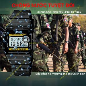 Đồng Hồ CAS|O Điện Tử Chống Sốc 9 Sx tại Thailand Chống Nước Tuyệt Đối Pin Lâu 7 Năm Đầy Đủ Chức Năng Ch11