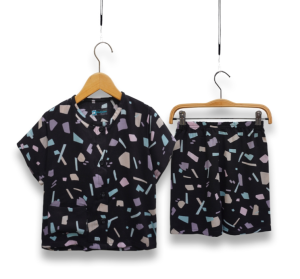 Baju setelan anak bahan rayaon 1-9 tahun