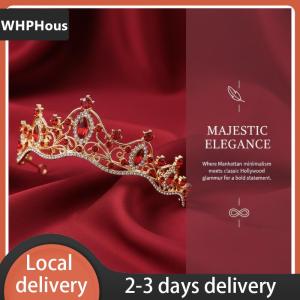 [COD] WHPHous Ship within 24 hours Wedding Hair Tiara Crystal Bridal Tiara Crown Silver Color Diadem Veil Tiaras Wedding Hair Accessories Headpieces Head Jewelry