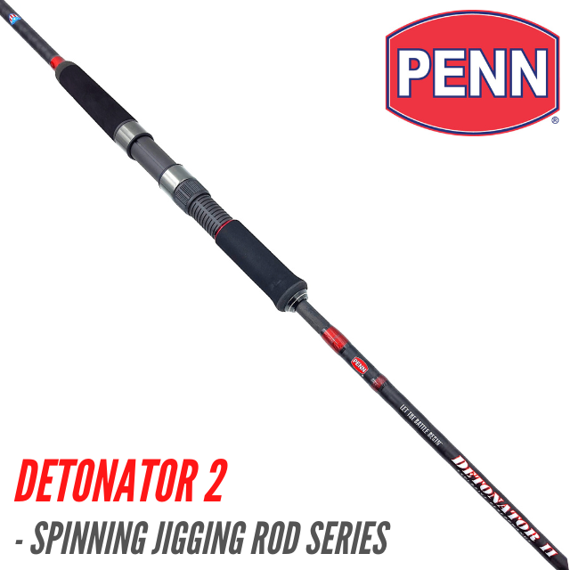 PENN Detonator 2 - Spinning Jigging Rod Series