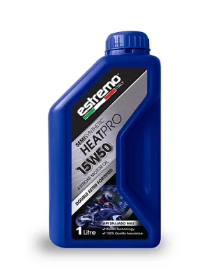 ESTREMO HEATPRO SEMI SYNTHETIC 4-STROKE MOTOR OIL 15W50 [1BTL]