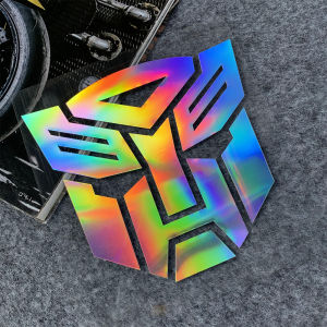Laser Autobot Transformers Emblem Badge Graphics Car Waterproof Decal 13cm Sticker