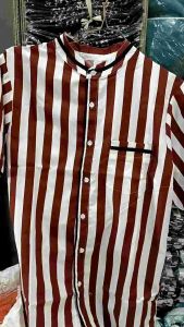 Kemeja Koko Lengan Pendek salur