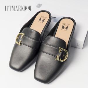 IFTMARK รองเท้าคัชชู รองเท้าแตะแฟชั่น รองเท้าเเตะเเบบสวม เปิดส้นตัว พื้นนิ่ม กันน้ำ ใส่เที่ยวใส่ทำงาน