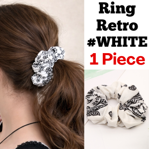 AIDA Korean Vintage Headband Scrunchie Set Retro Old School Hair Accessories Stylish Comfortable 韩国复古发箍发圈套装学院风大肠圈发饰