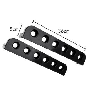2pcs/Set Wall Mount Pool Cue Holder 6-Slot Plastic Billiard Cue Wall Stand Snooker Stick Wall Stand
