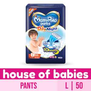 MamyPoko Day and Night Pants Baby Diapers Large 50