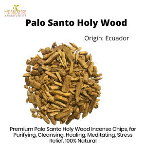 SI Premium Palo Santo Holy Wood Incense Chips for Purifying Cleansing Healing Meditating Stress Relief. 100% Natural