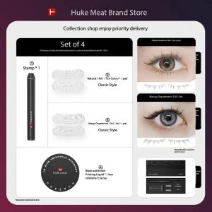 Second Generation Waterproof And Sweat-proof Makeup Novice Eyeliner With Lower Eyelash Artifact Seal