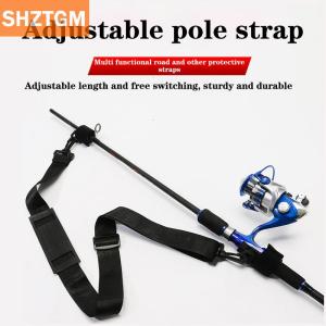 [COD] SHZTGM เบ็ดตกปลาสายคล้องไหล่สายคล้องไหล่สายรัดไนลอนอุปกรณ์รักษาความปลอดภัยสายรัดเอวอุปกรณ์ตกปลา