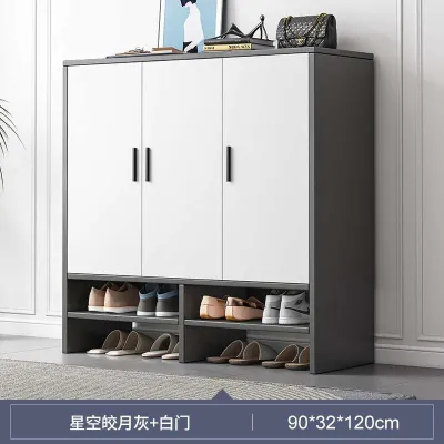 Shoe Cabinet Solid Wood Shoe Cabine Shoe Cupboard Storage Cabinet Wood Home Large Capacity Entryway Cabinet New Solid Wood Storage Cabinet Shoe Rack