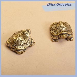 Ditur 1 cái đồ trang trí rùa bằng đồng nguyên khối Cổ Đồ trang trí mô phỏng trang trí bàn văn phòng tại nhà điêu khắc động vật Trường Thọ
