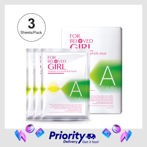 [SG Official Distributor]FOR BELOVED GIRL - Taiwan 3 Pcs/Box Vitamin A Cloud-Silk Mask Control Oil & Moisturize