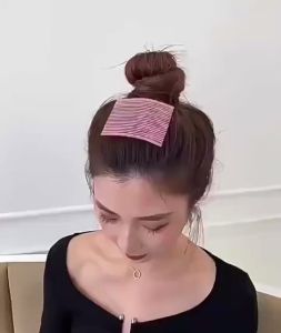 Set 10 mếng dán giữ cài tóc mái Hàn Quốc hộp 10 miếng dán kẹp tóc khi rửa mặt makeup trang điểm ANGIHOME