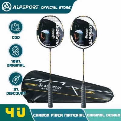 Alp SL chính hãng vợt cầu lông sợi carbon hoàn toàn 4U Max 26lbs tấn công vợt