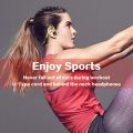 Sports Earbuds Wired Running Headphones with Microphone, Neckband in-Ear Stereo Workout Earphones Designed for Jogging Gym Headsets,Green. 