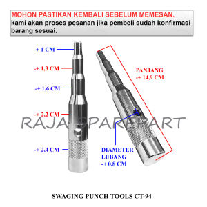 SWAG94 SWAGING / ALAT PEMEKAR / pembesar ujung pipa ac / SWAGING PUNCH TOOLS CT-94