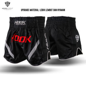Celana Muay Thai Hook Kicboxing Shorts Celana Pendek Boxer Muaythai CTH020