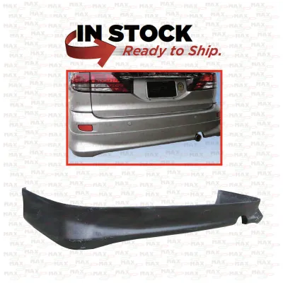 Toyota Estima 04 & Above AERAS Style Rear Back Skirt Lower Lip Spoiler Fiberglass Fiber Body Kit Part - Raw Material Fiber State