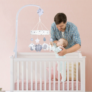 26 Inch Baby Crib Mobile Holder Baby Bed Bell Holder Removable Crib Mobile Arm Musics Box Bracket Easy to Use