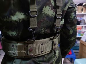 สายโยงบ่าทหารบก แบบใหม่ เข็มขัดสนามทหาร ทบ. แบบใหม่ กระติกน้ำทบ. มาพร้อมนวมรอง แข็งแรงทนทาน รุ่นขายดี งานคุณภาพเกรดพรีเมี่ยม