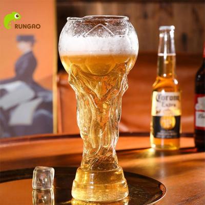 Rungao 2026 World Cup Beer Mug Glass Cups Water Drinking Steins Transparent Wine Crystal Whiskey Cup