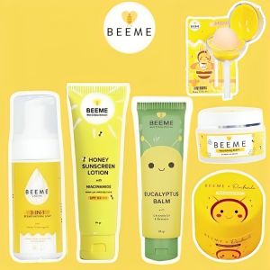 Beeme Skincare Beeme Honey Sunscreen Lotion with Niacinamide SPF 50+++ Beeme Natural Soap 3 in 1